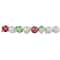 12ct. 2" Multicolor Vintage Design Glass Ball Ornaments